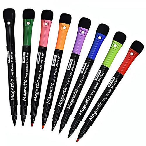Pack of 12 Magnetic Dry-Erase Markers