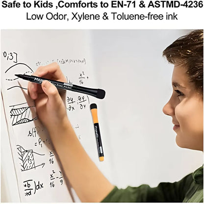 Pack of 12 Magnetic Dry-Erase Markers
