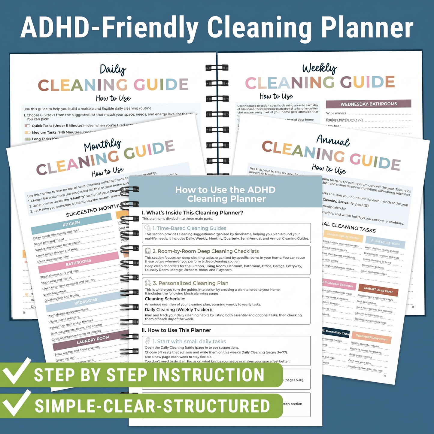ADHD Cleaning Planner